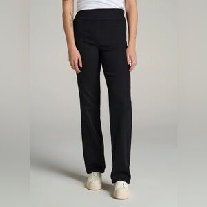 American Tall Harper Pull-on Straight Leg Jeans for Tall Women Washed‎ Black S T